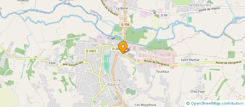 localisation de l'entreprise MONSIEUR HARRY STOK à RIBERAC