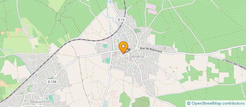 localisation de l'entreprise MONSIEUR HARRY VIDAL  GENERAC