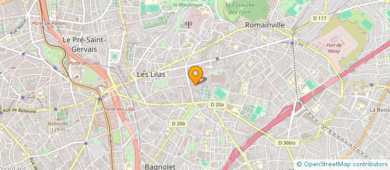 localisation de l'entreprise MONSIEUR HARRY WILSON à BAGNOLET