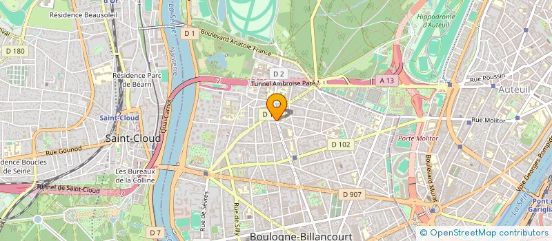 localisation de l'entreprise MONSIEUR HARRYLESS KARA à BOULOGNE-BILLANCOURT