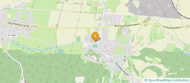 localisation de l'entreprise MONSIEUR HARSEN BOUACHA  IZEAUX