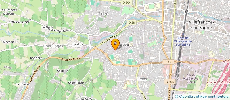 localisation de l'entreprise MONSIEUR HARSENE MOUSSA  VILLEFRANCHE-SUR-SAONE