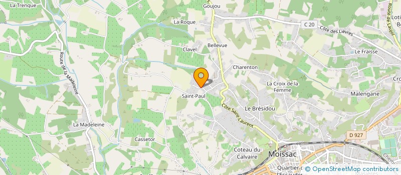 localisation de l'entreprise MONSIEUR HARSON RANDRIANARIJAONA  MOISSAC