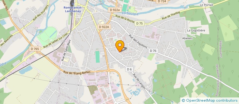 localisation de l'entreprise MONSIEUR HARUN COLAK  ROMORANTIN-LANTHENAY