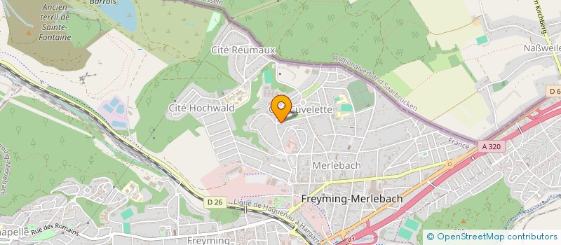 localisation de l'entreprise MONSIEUR HARUN DEMIR  FREYMING-MERLEBACH