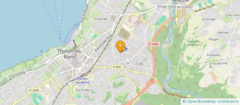 localisation de l'entreprise MONSIEUR HARUN MAT à THONON-LES-BAINS