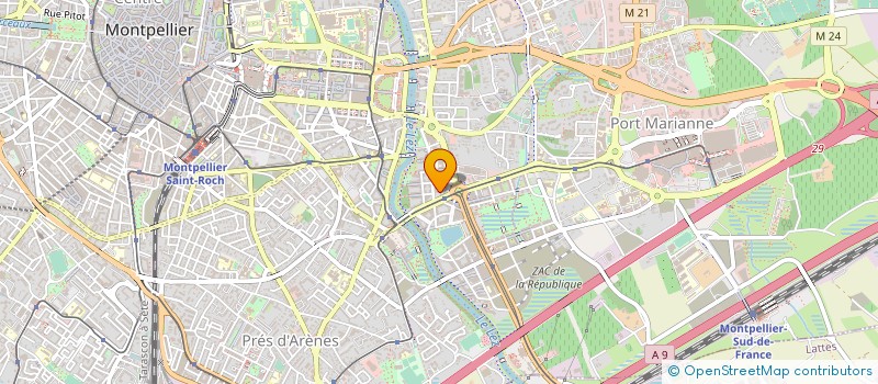 localisation de l'entreprise MONSIEUR HARUTYUN MATEVOSYAN à MONTPELLIER