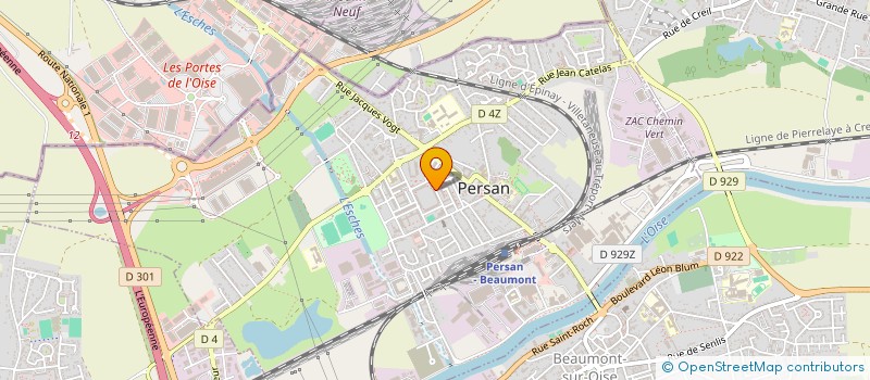 localisation de l'entreprise MONSIEUR HARVEY AKONDE  PERSAN