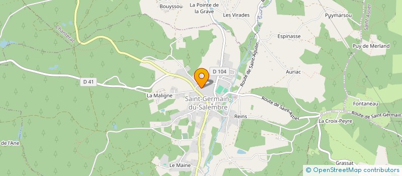 localisation de l'entreprise MONSIEUR HARVEY STROUD  SAINT-GERMAIN-DU-SALEMBRE