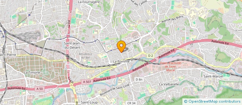 localisation de l'entreprise MONSIEUR HARY ANDRIANARISOA  MARSEILLE