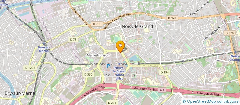 localisation de l'entreprise MONSIEUR HARY RAMPARANY  NOISY-LE-GRAND