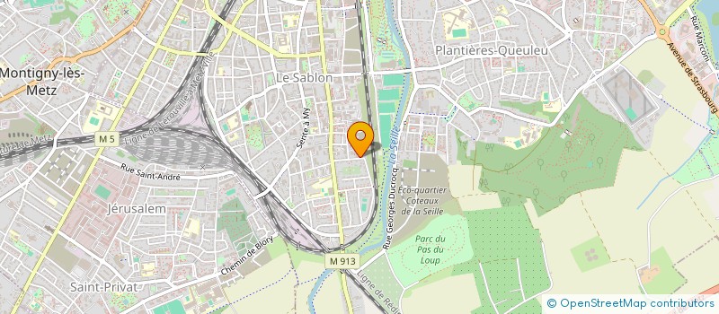 localisation de l'entreprise MONSIEUR HASADULLAH SINZAY  METZ