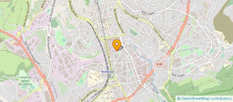 localisation de l'entreprise MONSIEUR HASAMBEK ISAEV  SAINT-ETIENNE