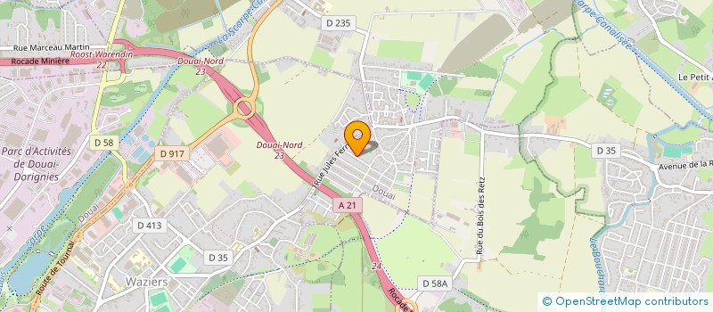 localisation de l'entreprise MONSIEUR HASAMUDDIN ASHRAFI  DOUAI