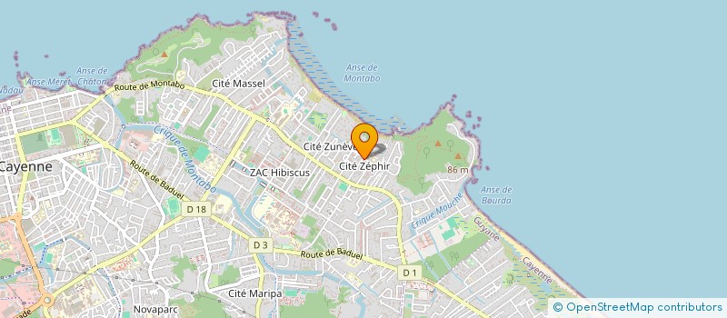 localisation de l'entreprise MONSIEUR HASAN ABO SHEHAB  CAYENNE