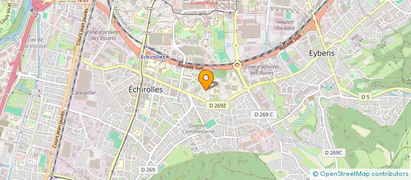 localisation de l'entreprise MONSIEUR HASAN ABRAS  ECHIROLLES