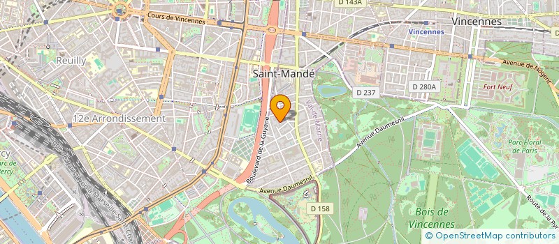 localisation de l'entreprise MONSIEUR HASAN AKBELEN  SAINT-MANDE