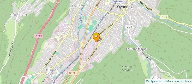 localisation de l'entreprise MONSIEUR HASAN AKIN à OYONNAX
