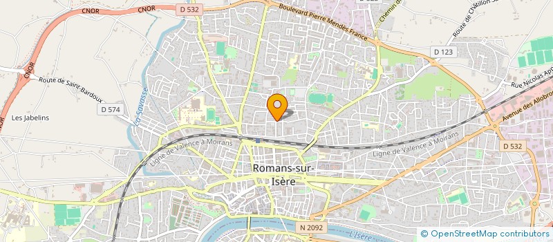 localisation de l'entreprise MONSIEUR HASAN ALAN  ROMANS-SUR-ISERE