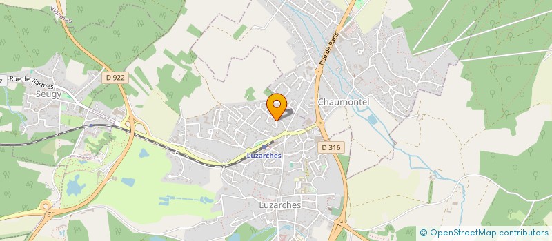 localisation de l'entreprise MONSIEUR HASAN ALI COT  LUZARCHES