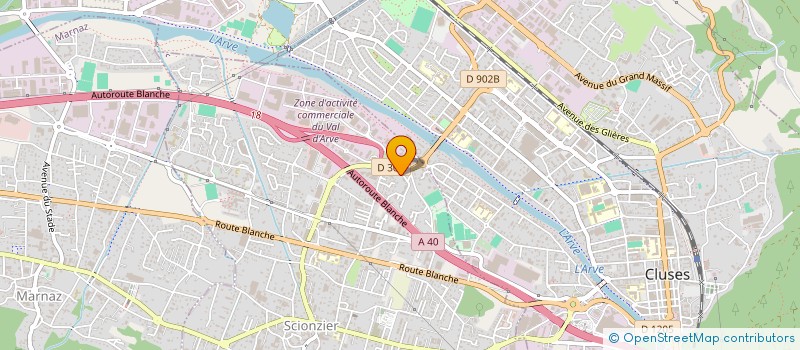 localisation de l'entreprise MONSIEUR HASAN AYDUGAN  SCIONZIER