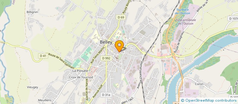 localisation de l'entreprise MONSIEUR HASAN BILICI à BELLEY