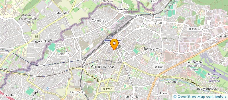 localisation de l'entreprise MONSIEUR HASAN BULUT  ANNEMASSE