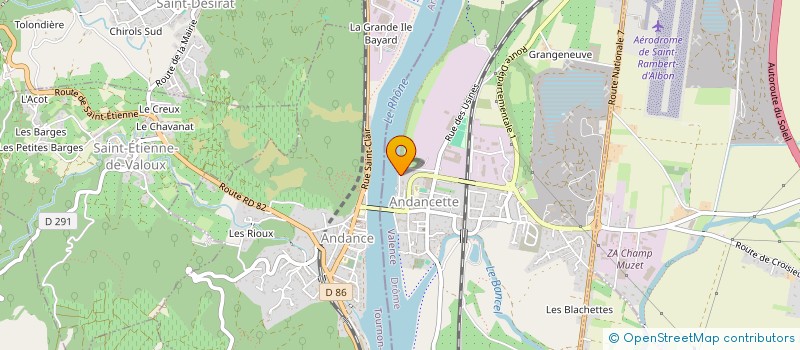 localisation de l'entreprise MONSIEUR HASAN CETINTAS  ANDANCETTE