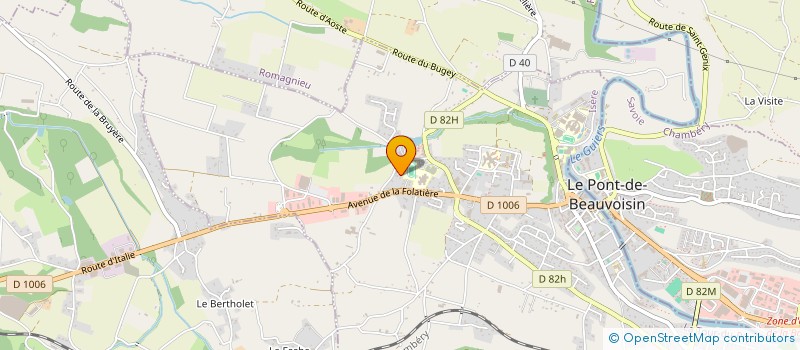 localisation de l'entreprise MONSIEUR HASAN CIRAK  LE PONT-DE-BEAUVOISIN