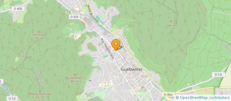 localisation de l'entreprise MONSIEUR HASAN DELIKBAS  GUEBWILLER