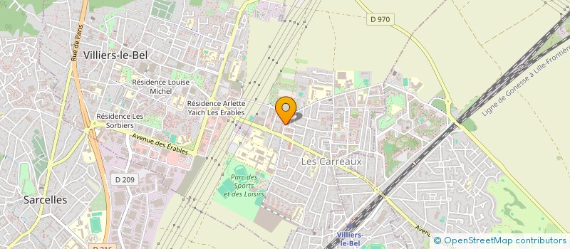 localisation de l'entreprise MONSIEUR HASAN DEMIRCI  VILLIERS-LE-BEL