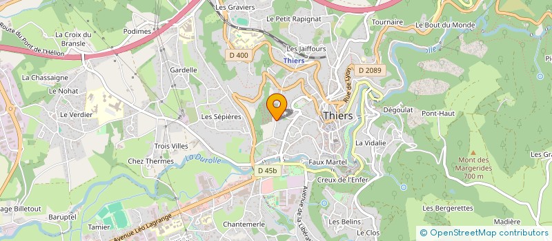 localisation de l'entreprise MONSIEUR HASAN GUNES  THIERS