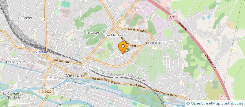 localisation de l'entreprise MONSIEUR HASAN GURBUZ à VIERZON