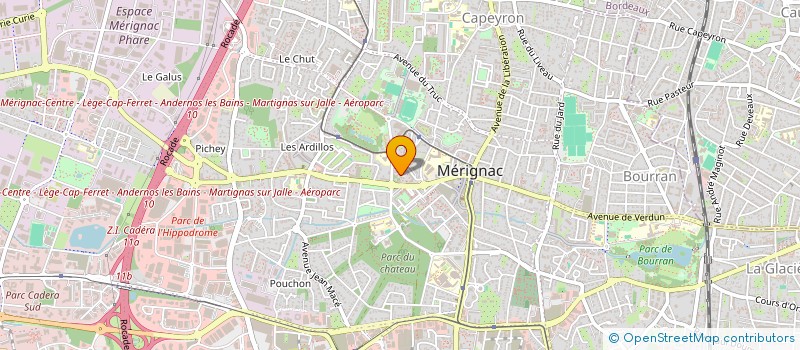 localisation de l'entreprise MONSIEUR HASAN HAMARAT à MERIGNAC