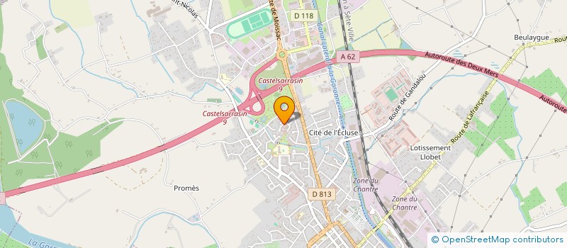 localisation de l'entreprise MONSIEUR HASAN HOSAMMAN  CASTELSARRASIN