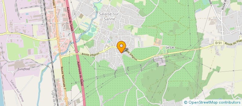 localisation de l'entreprise MONSIEUR HASAN-HUSEYIN KILIC  SALAISE-SUR-SANNE