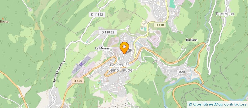 localisation de l'entreprise MONSIEUR HASAN KARANFIL  LAVANS-LES-SAINT-CLAUDE