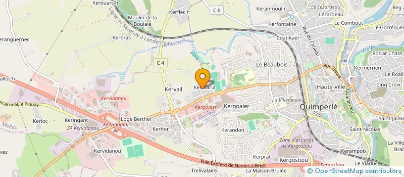 localisation de l'entreprise MONSIEUR HASAN KARAOGLAN à QUIMPERLE