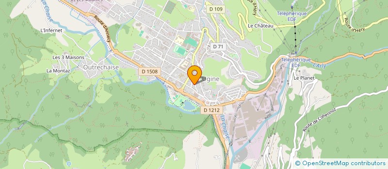 localisation de l'entreprise MONSIEUR HASAN KOCPINAR  UGINE