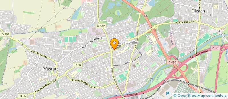 localisation de l'entreprise MONSIEUR HASAN KURUMAL  MULHOUSE