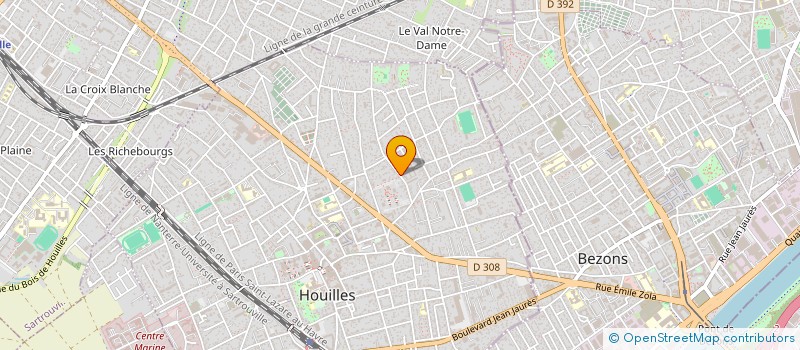 localisation de l'entreprise MONSIEUR HASAN MAHMUD  HOUILLES