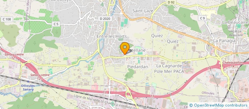 localisation de l'entreprise MONSIEUR HASAN MARASLIOGLU  OLLIOULES