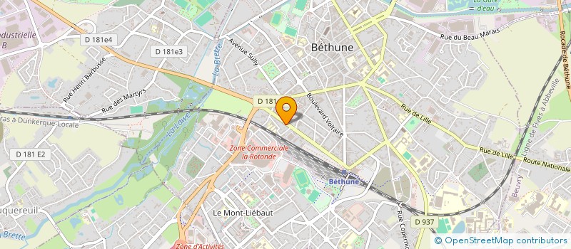 localisation de l'entreprise MONSIEUR HASAN OZCAN à BETHUNE