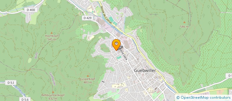 localisation de l'entreprise MONSIEUR HASAN SEVAL  GUEBWILLER