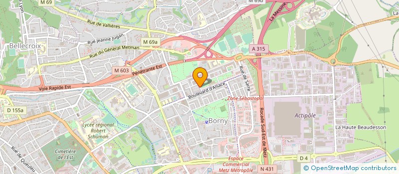 localisation de l'entreprise MONSIEUR HASAN SOMNEZ à METZ