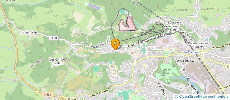 localisation de l'entreprise MONSIEUR HASAN TAFLAN  LE CREUSOT