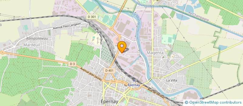 localisation de l'entreprise MONSIEUR HASAN TUNC à EPERNAY