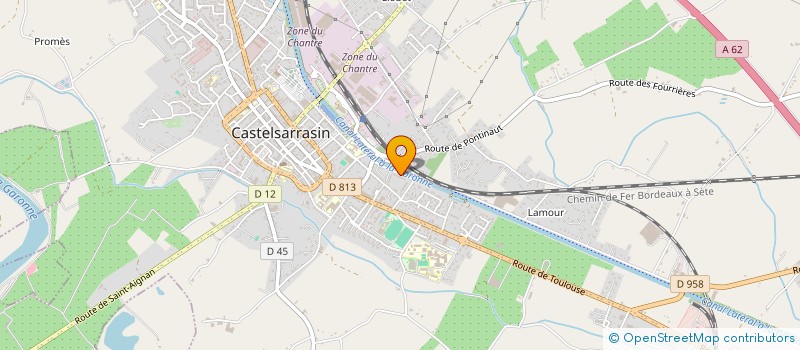 localisation de l'entreprise MONSIEUR HASAN YILDIZ  CASTELSARRASIN