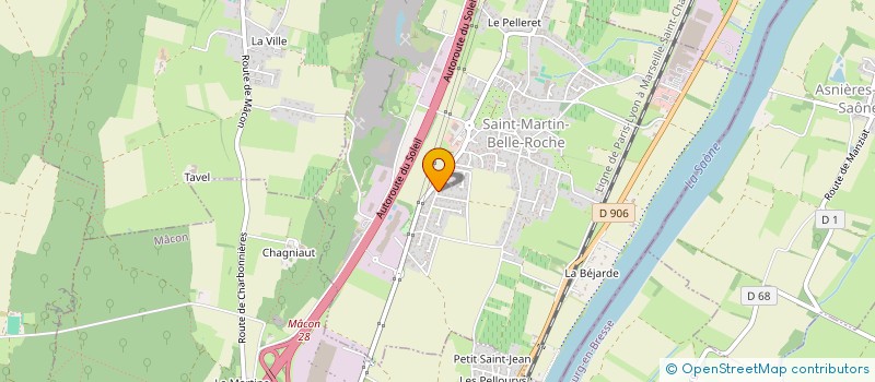 localisation de l'entreprise MONSIEUR HASAN YUCE  SAINT-MARTIN-BELLE-ROCHE