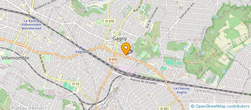 localisation de l'entreprise MONSIEUR HASAN YUREKKIRMAZ à GAGNY
